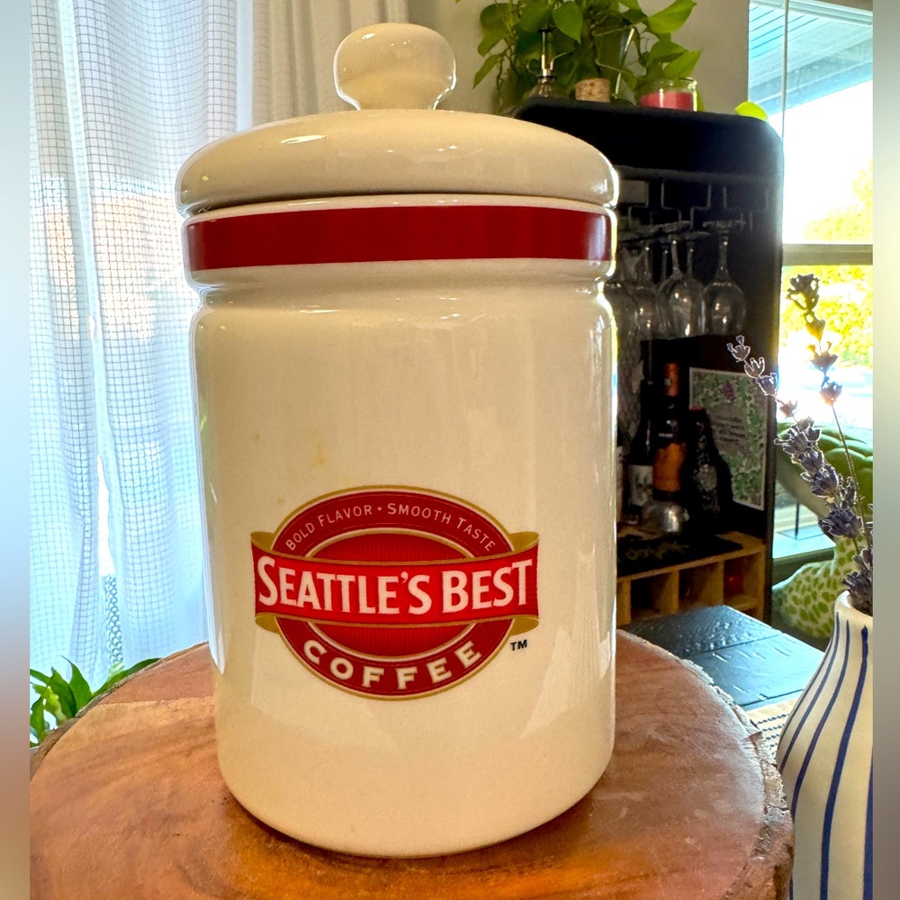 Seattles Best Coffee Canister- Collectible! Rare!